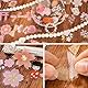 Sakura-Scrapbooking-Set, Kirschblüten-Dekoaufkleber und Papierblumen-Papierausschnitte, japanische Blumenaufkleber mit Goldfolie für Tagebuch, Planer, Kunst und Handwerk, Kartenherstellung (Freesa)