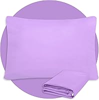 Vista 9 de Safe and Sound Protector de almohada impermeable con cremallera, funda de almohada suave y transpirable de microfibra tamaño estándar, funda