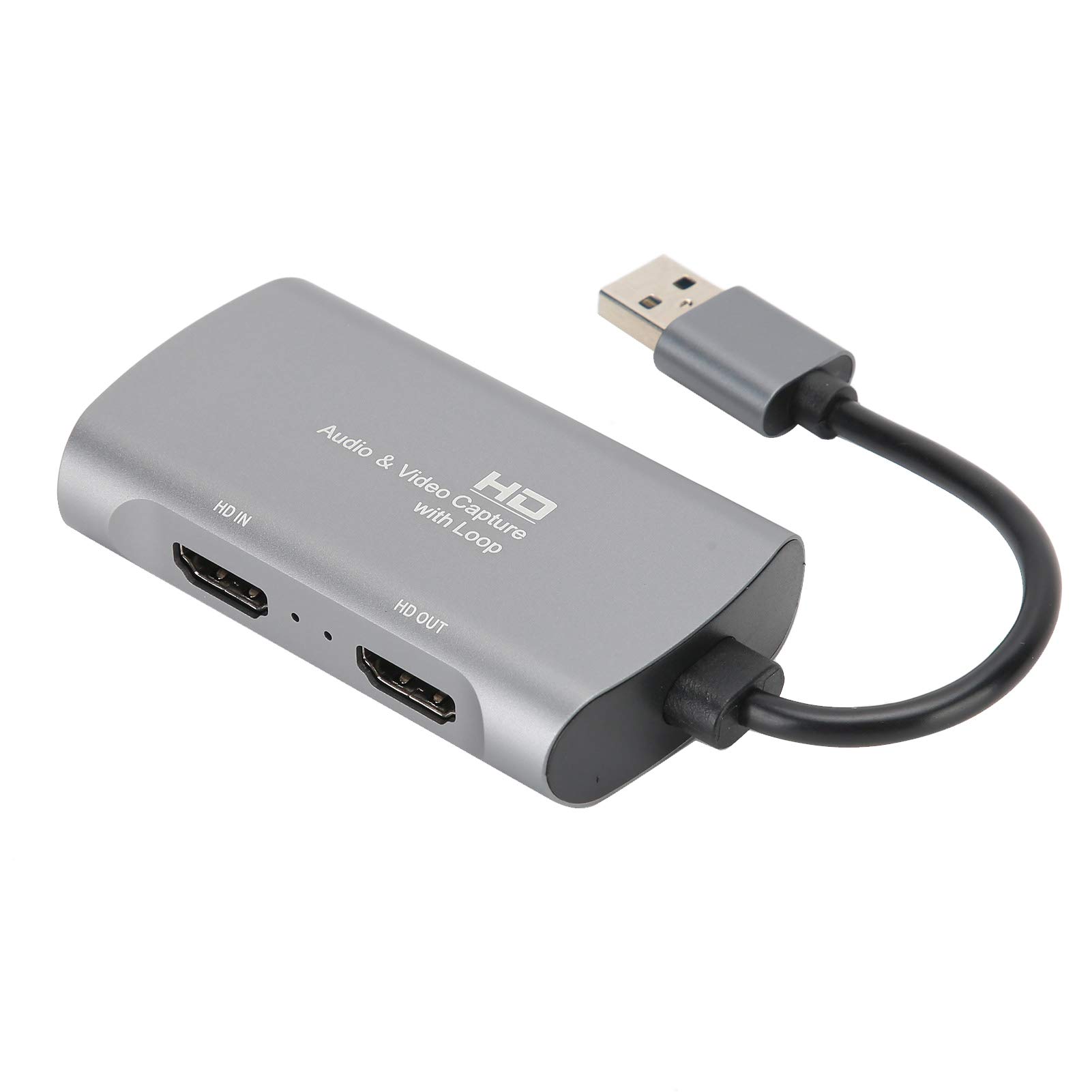 Aramox Scheda Video Scheda in Lega di Alluminio con Uscita 4K Ingresso 1080P Uscita USB per la Registrazione di Giochi in Streaming Sul Operativo