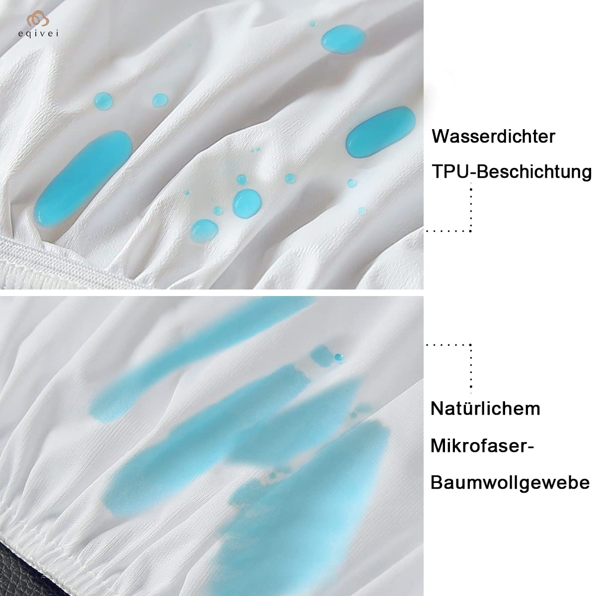 eqivei 2pcs Funda para Camilla de Masaje, 80 x 190cm Impermeable Funda de Cama de Masaje, Lavable Funda para Mesas de Cosméticos y Bancos de Terapia