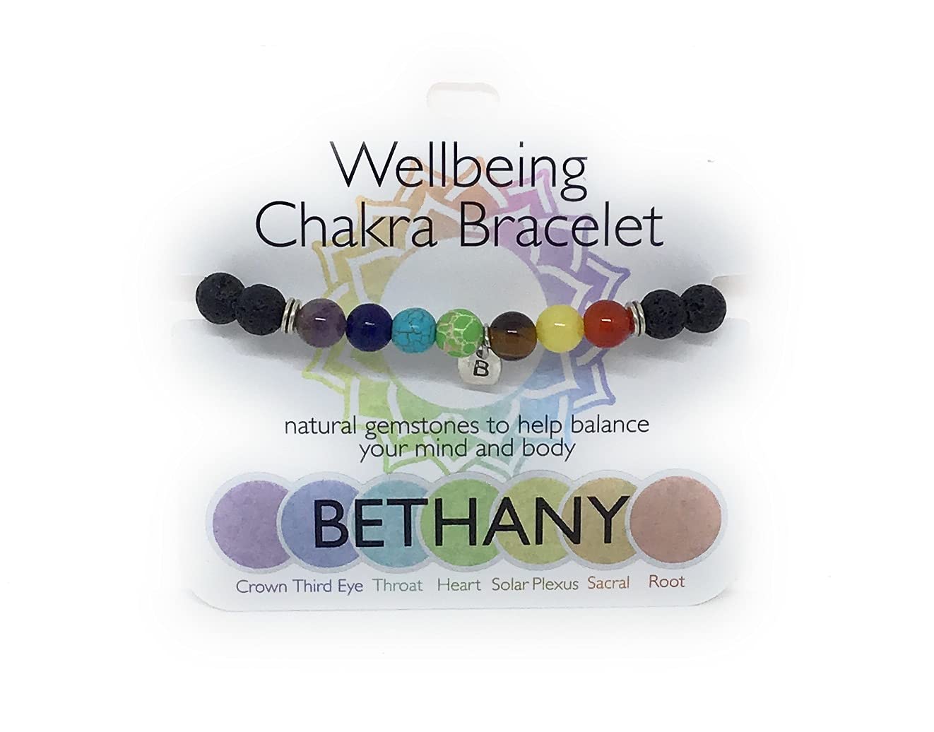 Bethany - Wellness Chakra BRACELETS to Help Balance Your Mind and Body Using The All Powerful Force of Nature VIA Stones for Healing Power
