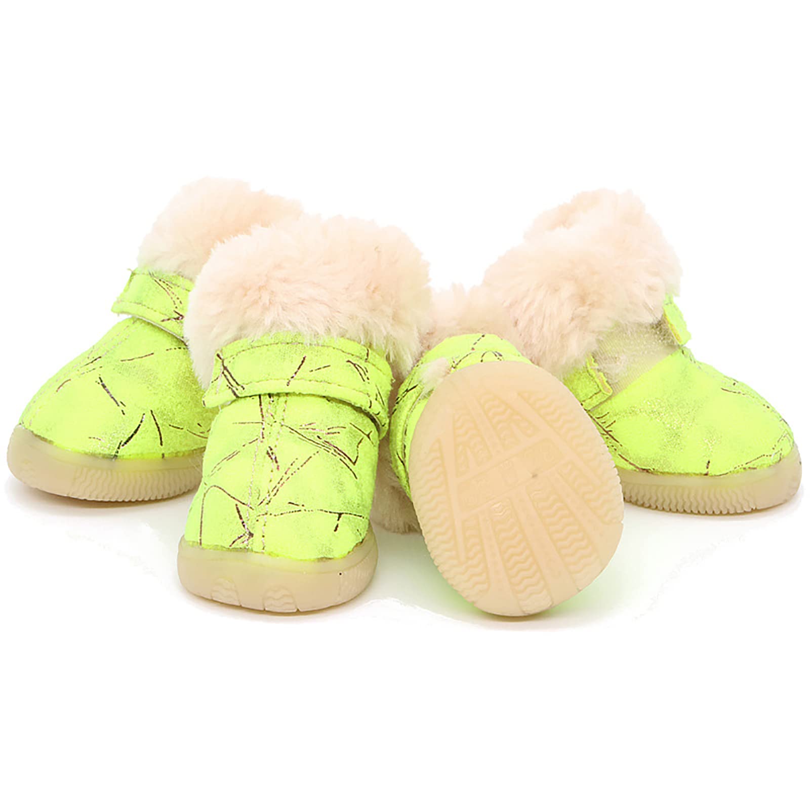 Chaussures de Chien Bottes Chien Chaussure Chien Imperméables pour Petit Moyen Grand Chien Chaussures pour Chiens 4 Pcs