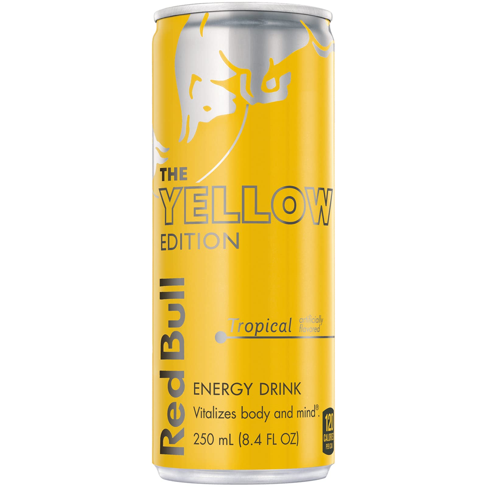 Red BullYellow Edition Energy Drink, Tropical, 8.4 Fluid Ounce