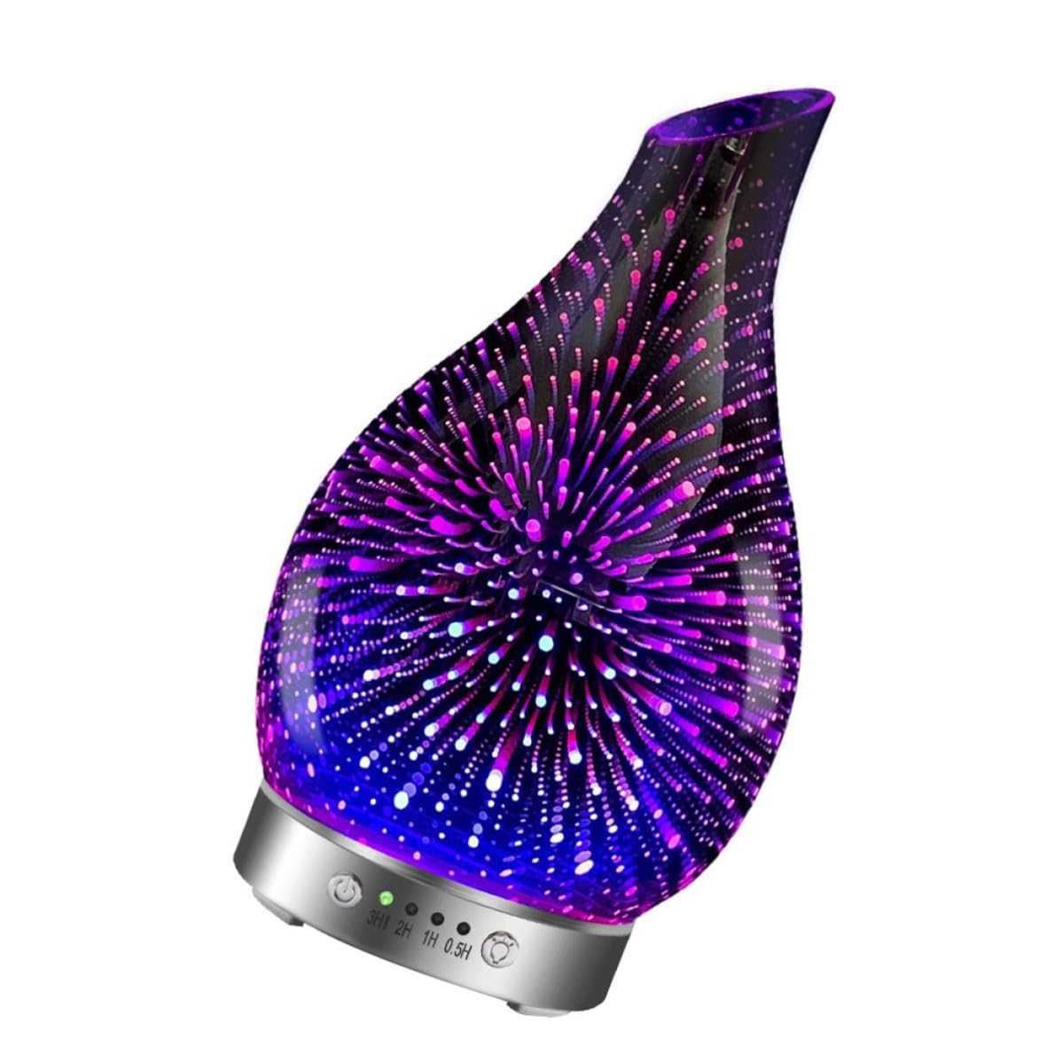 SHINEOFI Humidificador Difusor de Aroma de Vidrio y Abs Tecnología Avanzada de Reducción de Ruido y Diseño sin Agua ni Electricidad para Salones de Belleza