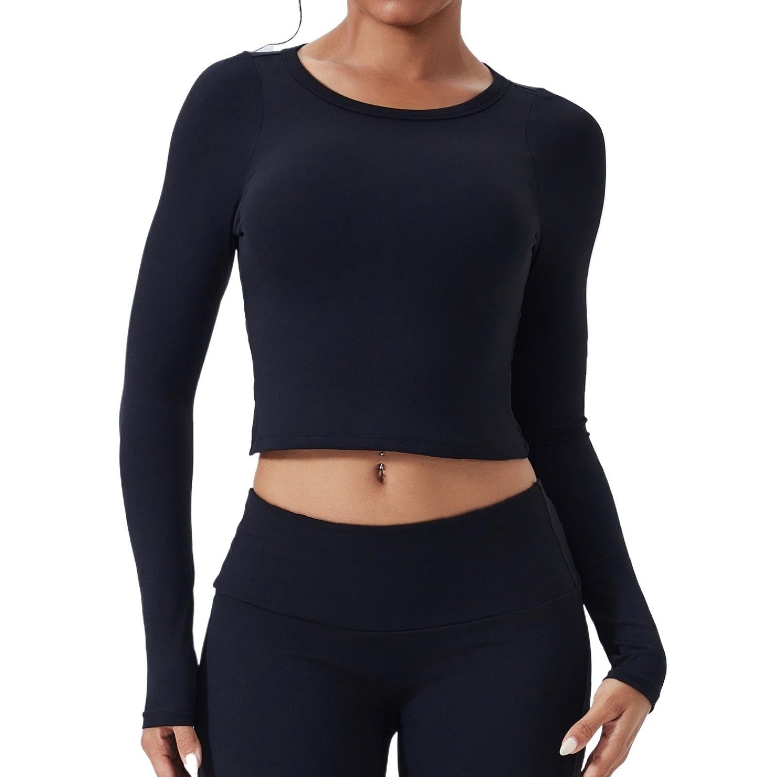 Camisas Yoga Camiseta Deportiva Top Ajustado Que Forma Espalda