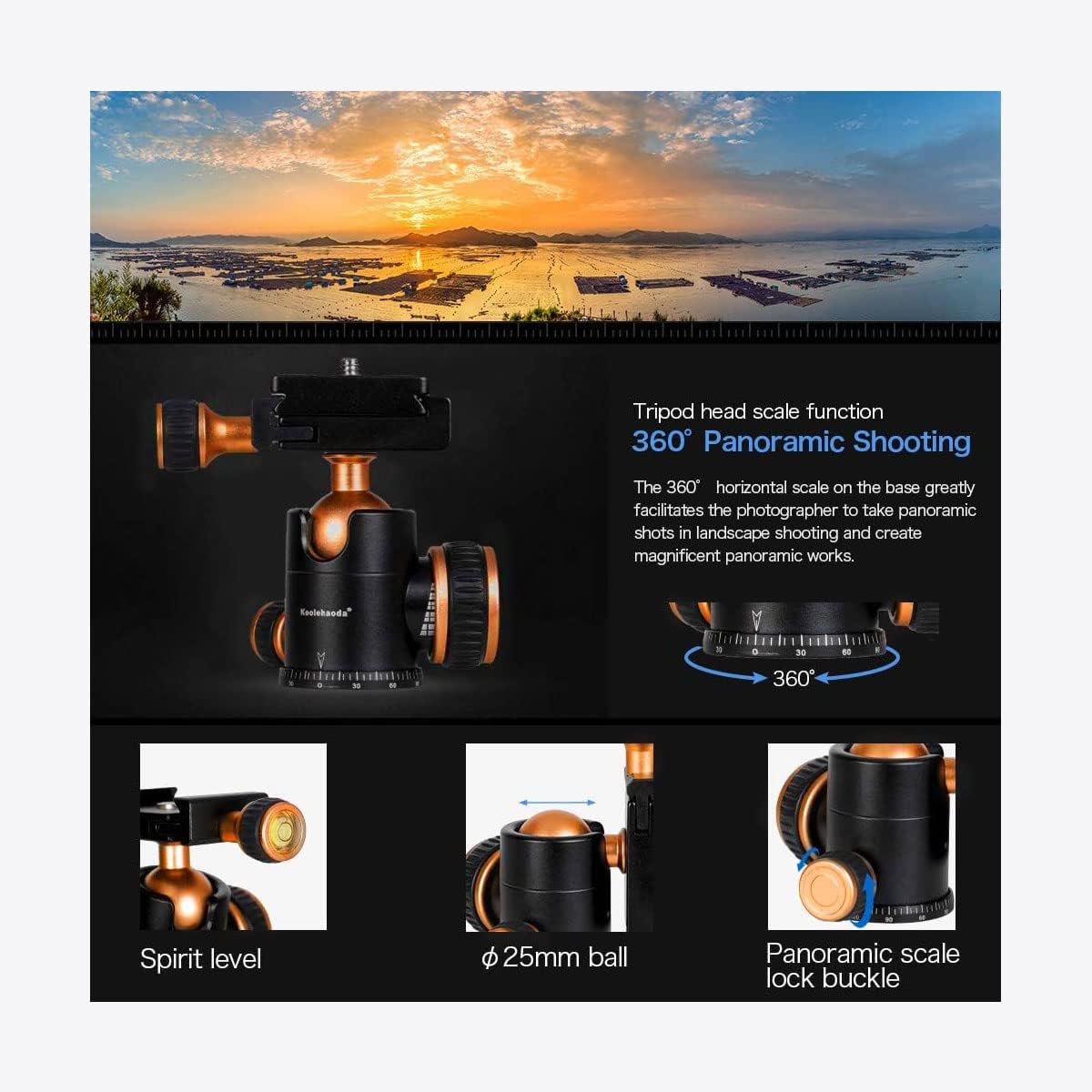 Exсluѕіvе Sресіаl Koolehaoda Portable Tabletop Mini Tripod,Height Adjustable 8-20inch,Compact Desktop Macro Mini Tripod with Carrying Bag,Weight only 1.5lbs / 0.68kg