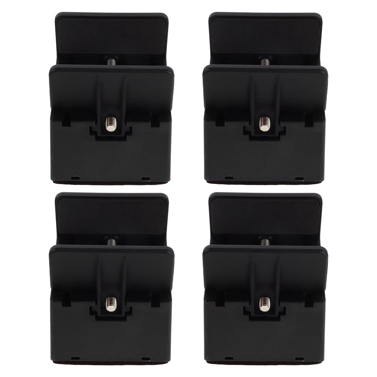 Elevadores Ajustables para Patas de Muebles 50 MM 4 Unidades Negras Antideslizantes Base de Fieltro Extensores para Sofás Mesas y Camas Soporte Resistente para Nivelar y