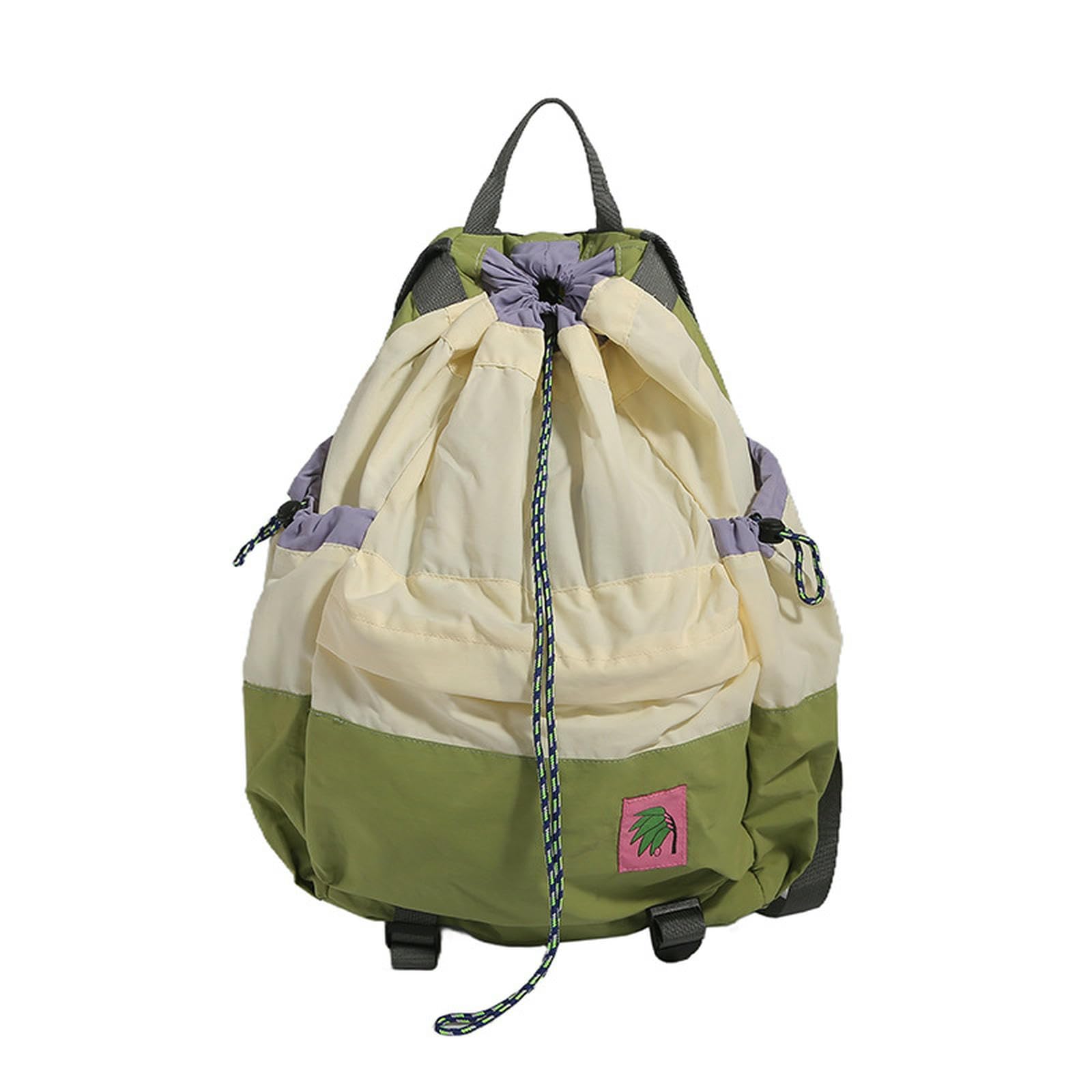 Schulrucksack Drawstring Rucksack Sport Gym Tasche, String Cinch Für Frauen Männer-gelb