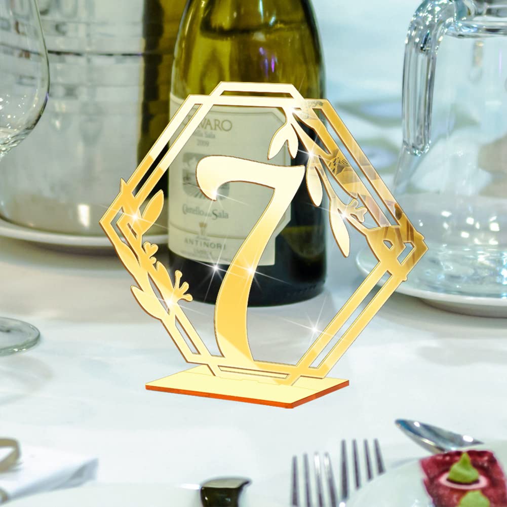 Gouden Tafelnummers kopen? | Feestartikelen en Versiering