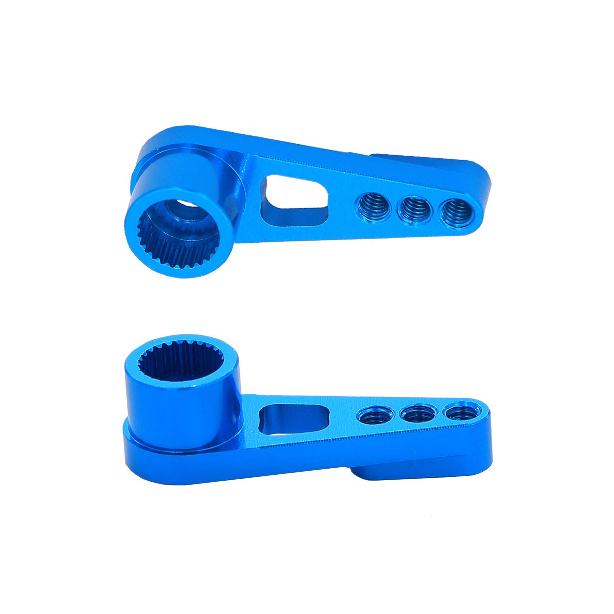 3PCS ZYCST 25T Metal Steering Servo Arm Horn Kit For Wltoys A949 A959-B A969 A979 K929 RC Cars (Blue)