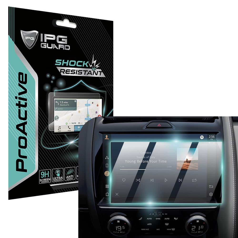 IPG ProActive Made for Jaguar 2024 e-Pace 11.4 Inch Navigation Display 9H Hardness Screen Protector Nano Ceramic Film Responsive High Clarity Anti