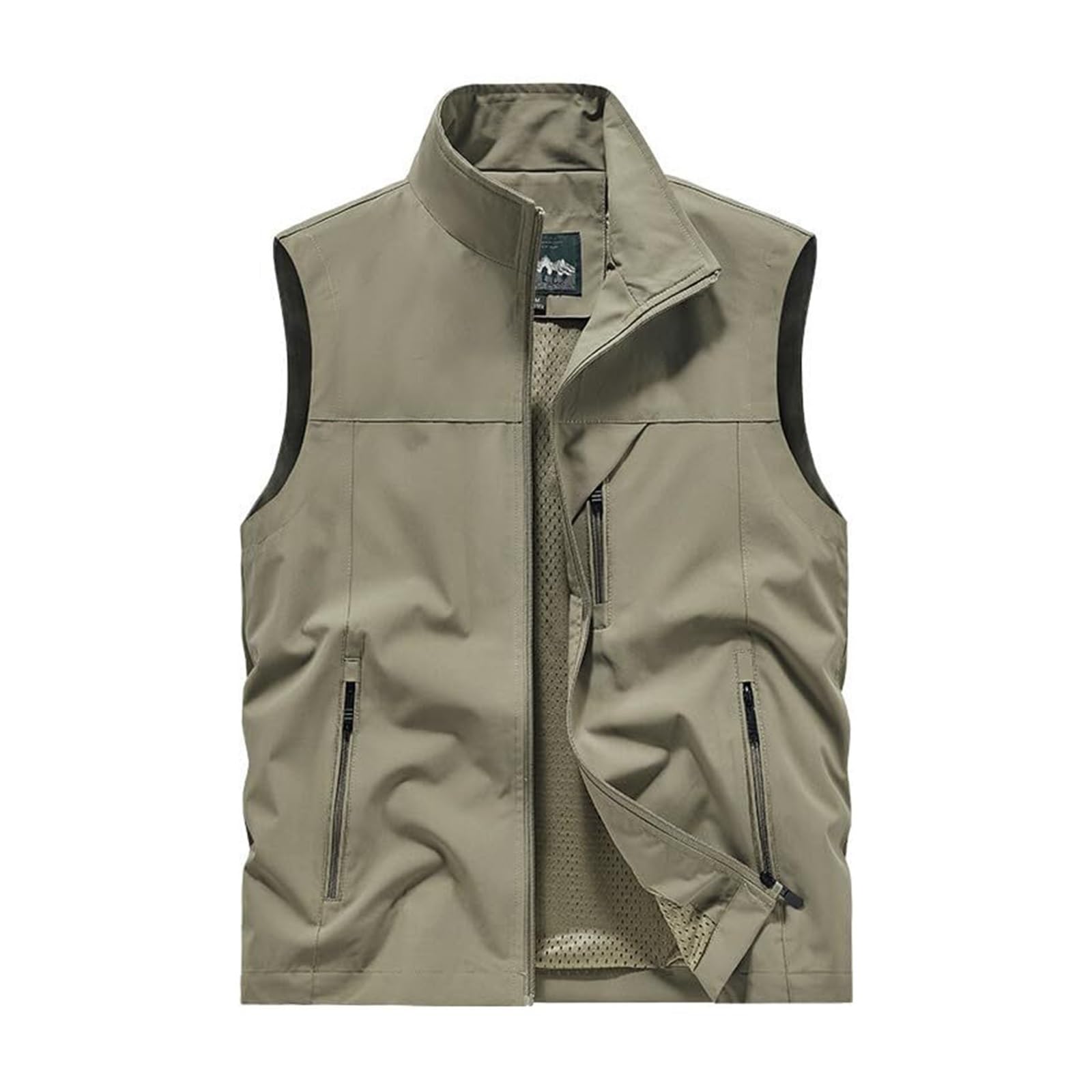 Herren Weste Outdoor Softshell Ärmellos Jogging Arbeitsweste Atmungsaktiv