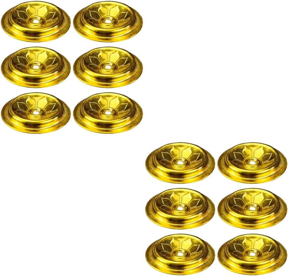 Cabilock 12pcs Oil Lamp Floating Wick Holders Durable Wick Holders for Oil Lamps for Enshrine Supplies for Buddha Decor and Temple Use