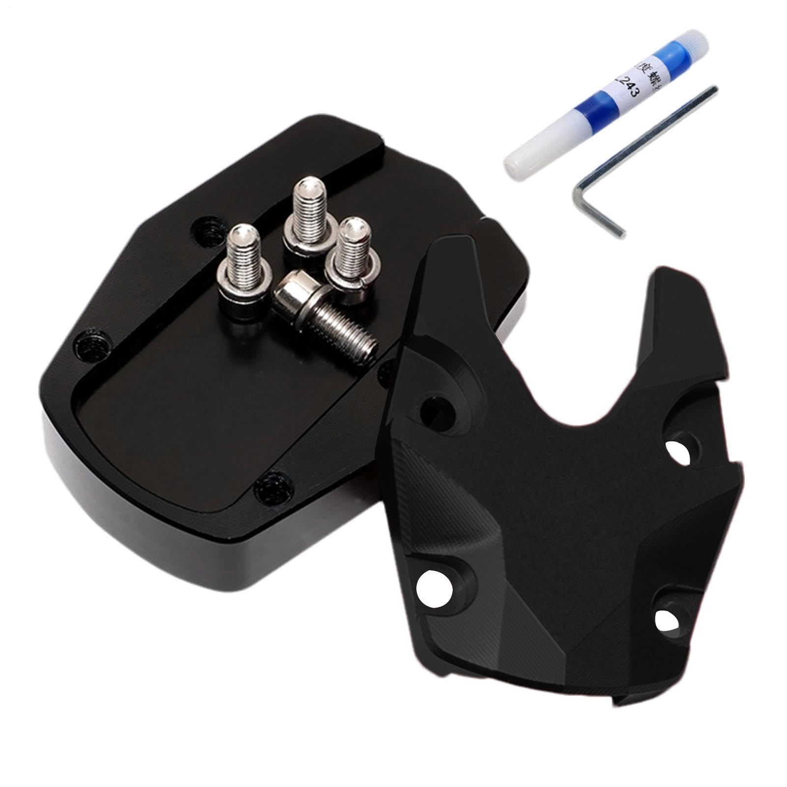 Piastra Di Prolunga Per Cavalletto Laterale Moto, Piastra Di Supporto Per Cavalletto Laterale, accessoris Antiscivolo Per La Prolunga Del Cavallettos, Tappetino Portatile Per Moto Da Utilizzare