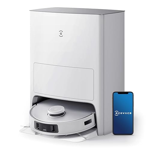 Immagine del prodotto ECOVACS DEEBOT T20e OMNI Robot Aspirapolvere, 6000Pa Robot Aspirapolvere Lavapavimenti con Mappatura, 9mm Sollevamento Mop, Stazione All-in-one, Evitamento Ostacoli 3D, Funziona con Alexa/APP