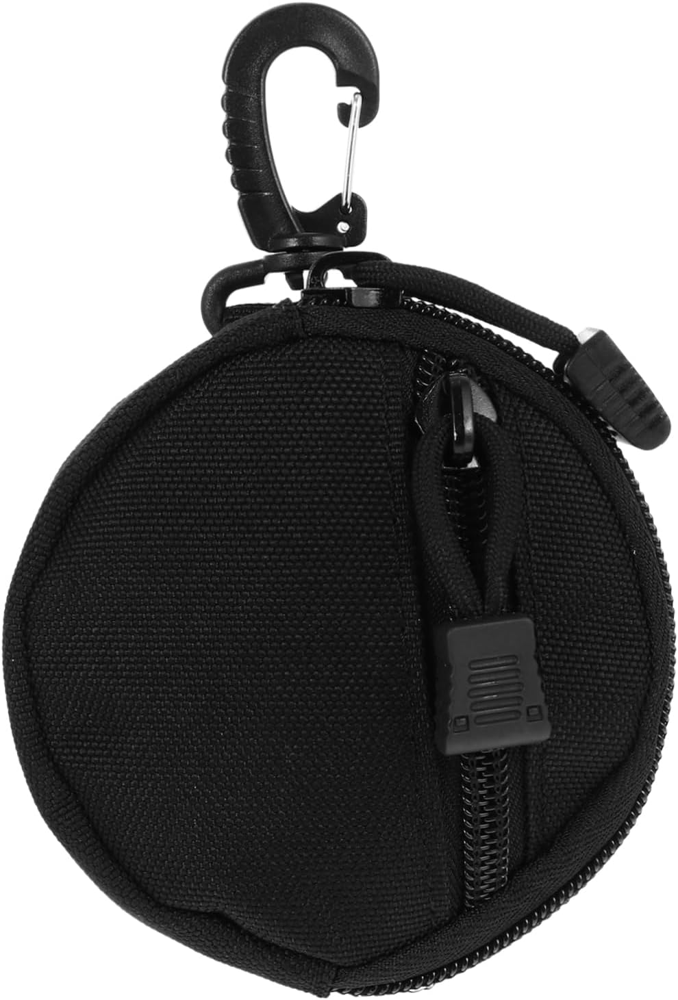 1Pc Tactical Pouch Key Wallet Holder with Inside Pockets for Wireless Headset USB Coins Compact Nylon Waist Bag for Outdoor Camping Hiking Hunting Fishing