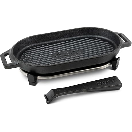 Ooni Cast Iron Grizzler Pan: Searing & Sizzling Delight