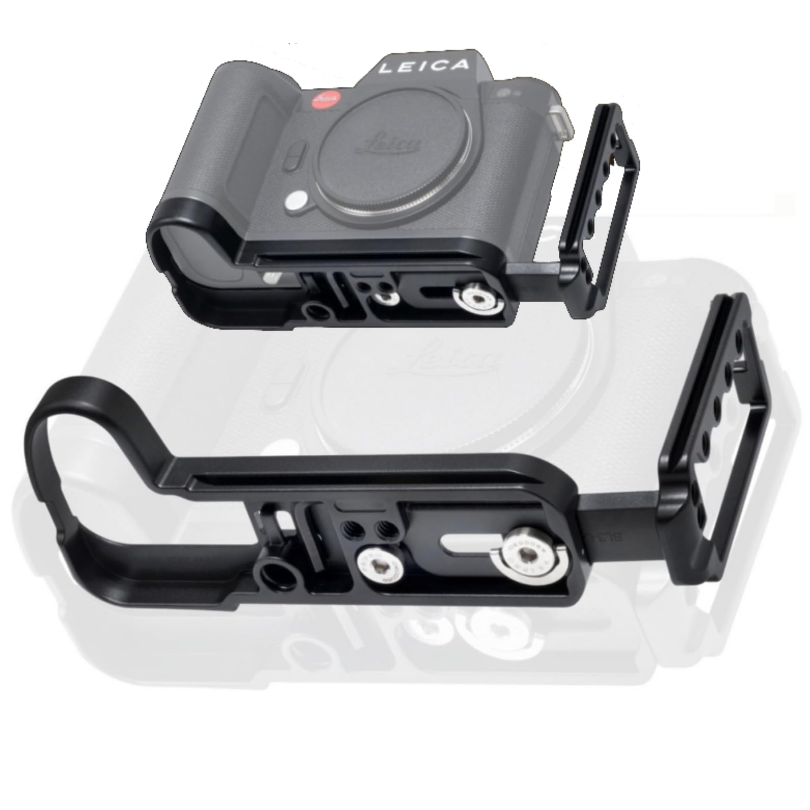 PEIPRO SL3 uchwyt płytowy L do aparatu Leica SL3, poziomy i pionowy uchwyt kamery z szybkim zapięciem Push-Pull, wykonany z aluminium