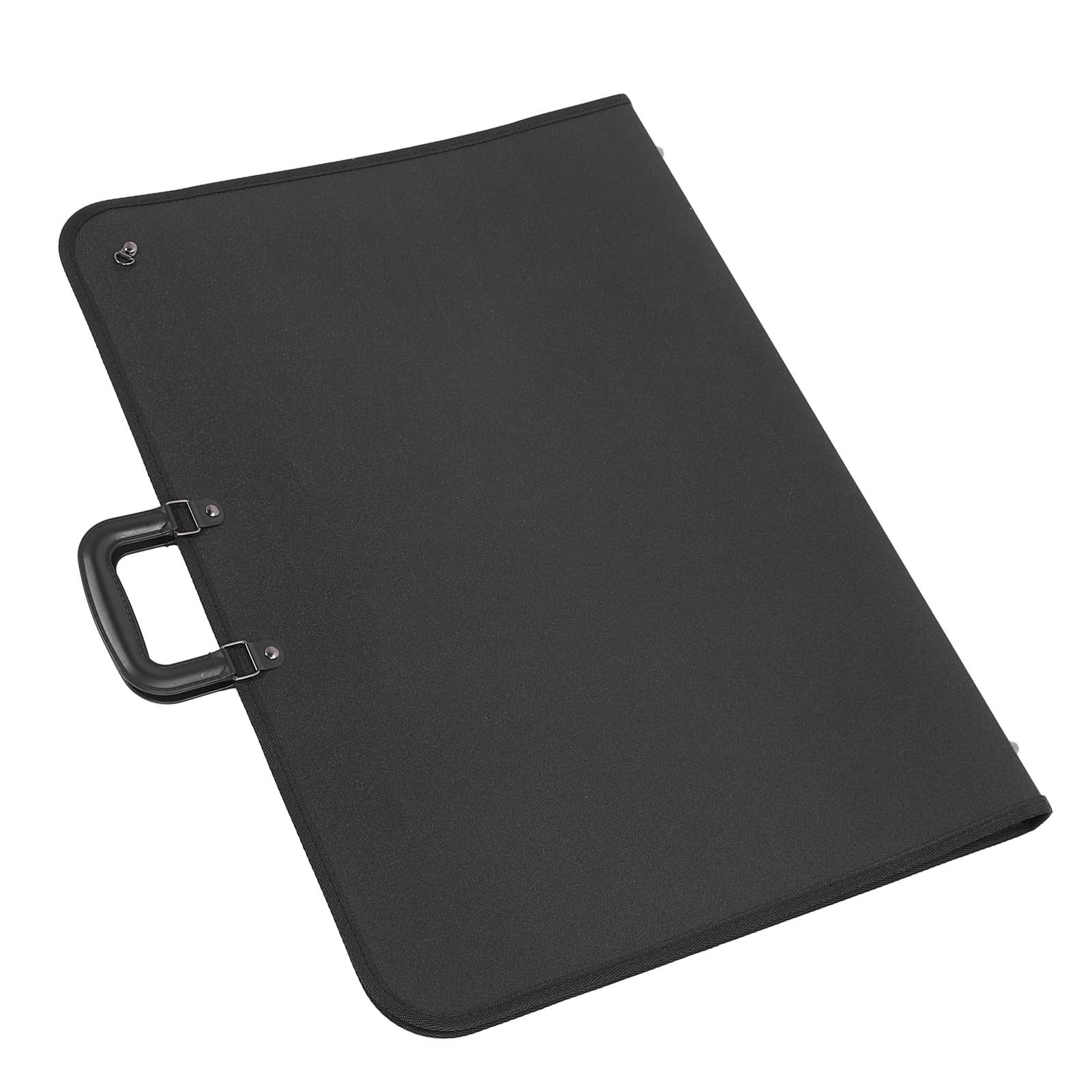 Portafolio de Arte, Bolsa de Tablero de Dibujo Ligera de PVC Negro para Artistas, Profesores, Diseñadores, para Almacenamiento de Documentos de Bocetos