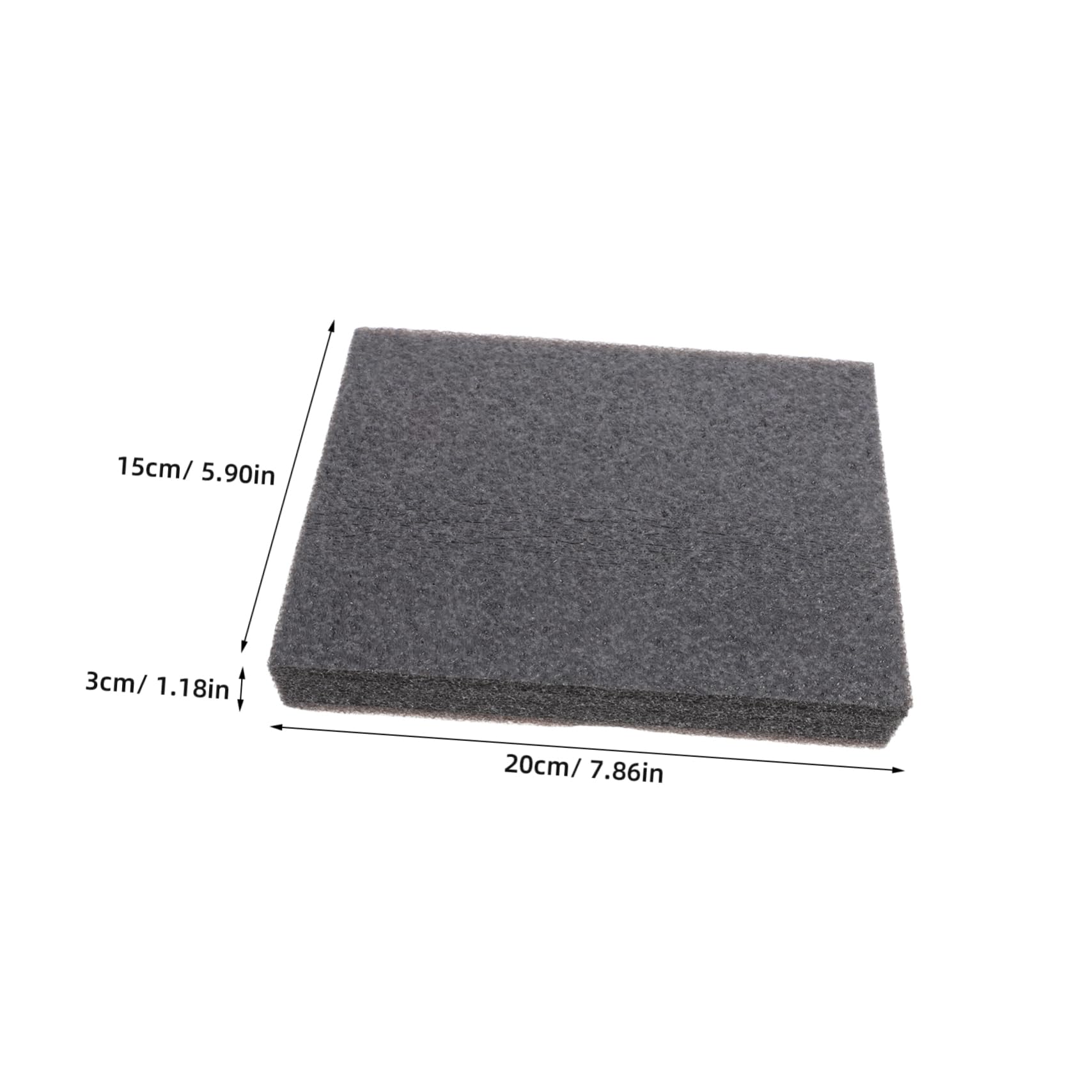 2pièces Mousse Pour Loisirs Créatifs Et Emballage Doublure Coton Perlé Inserts De Protection Légères Et Faciles à Découper