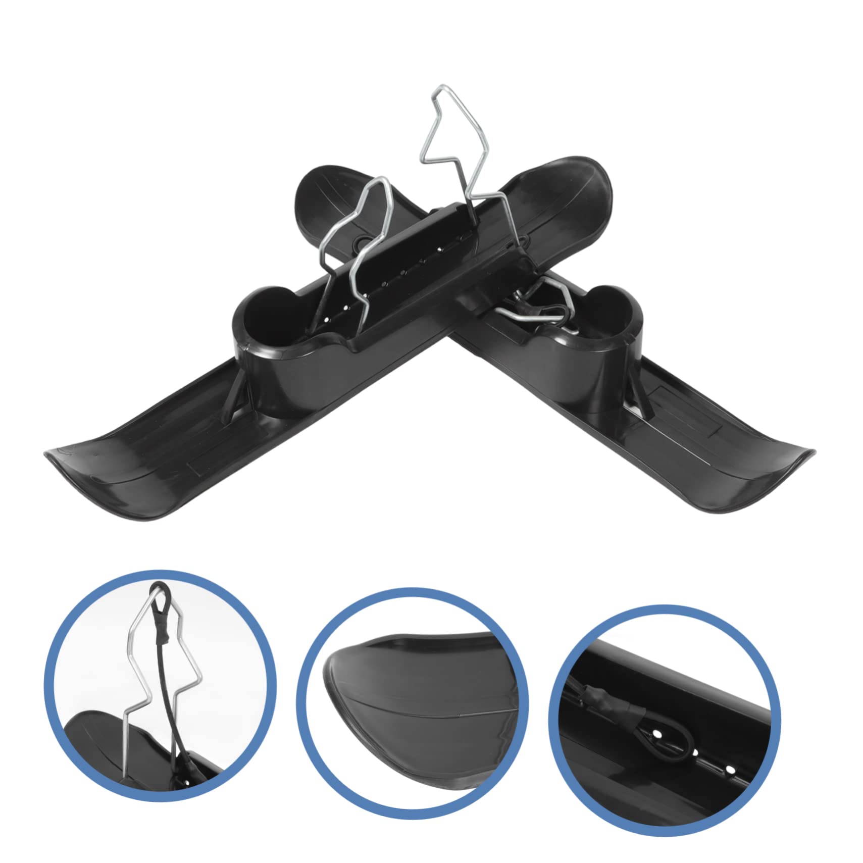 Happyyami 2 Planches De Ski Pour Draisienne Enfant – Transformez La Draisienne En Traîneau, Accessoires Pour Pneus 13-15 Pouces