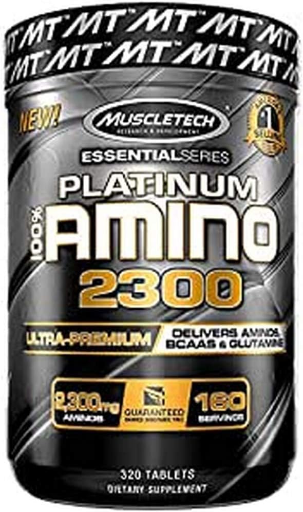 MuscleTech 100% Amino 2300 Essential Series, 320 Count
