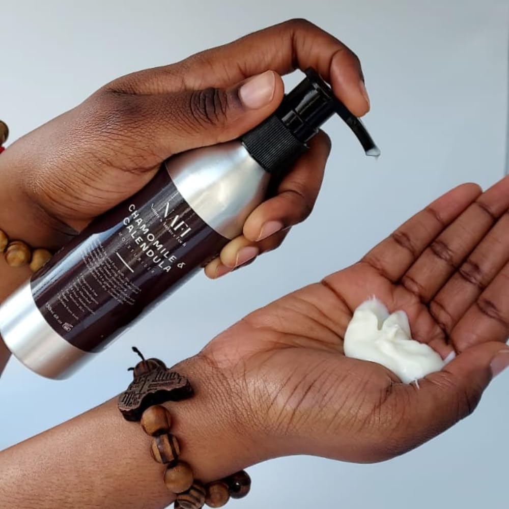 NAFI Deeply Moisturizing Chamomile & Skin Nourishing Calendula Moisturizer Cream 150ml With Shea Butter & Almond Milk, Product Of UK - Image 2