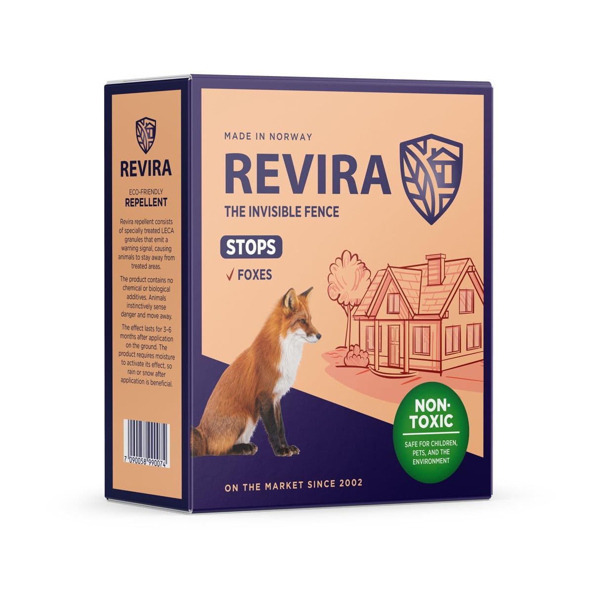 Revira fox deterrent - Natural Fox Repellent Granules, Long-Lasting, 2L