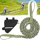 Abschleppseil Fahrrad Kinder, 4,5M Fahrrad Traktionsseil mit Aufbewahrungstasche, Eltern-Kind-Zugseil, Abschleppgurt Geeignet Mountainbikes, Kinder Fahrrad, E-Bikes, Bis 500 Lb/225 Kg