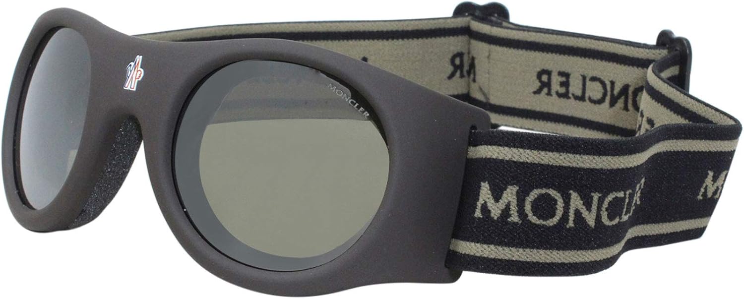 Moncler ML0051 Dark Brown/Smoke Unisex Ski Goggles