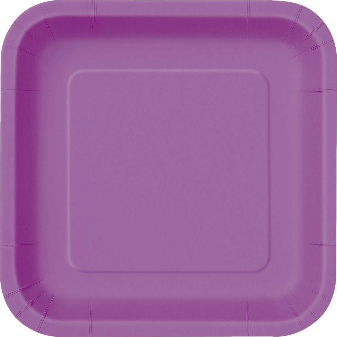 Unique 7" Pretty Purple Square Plate