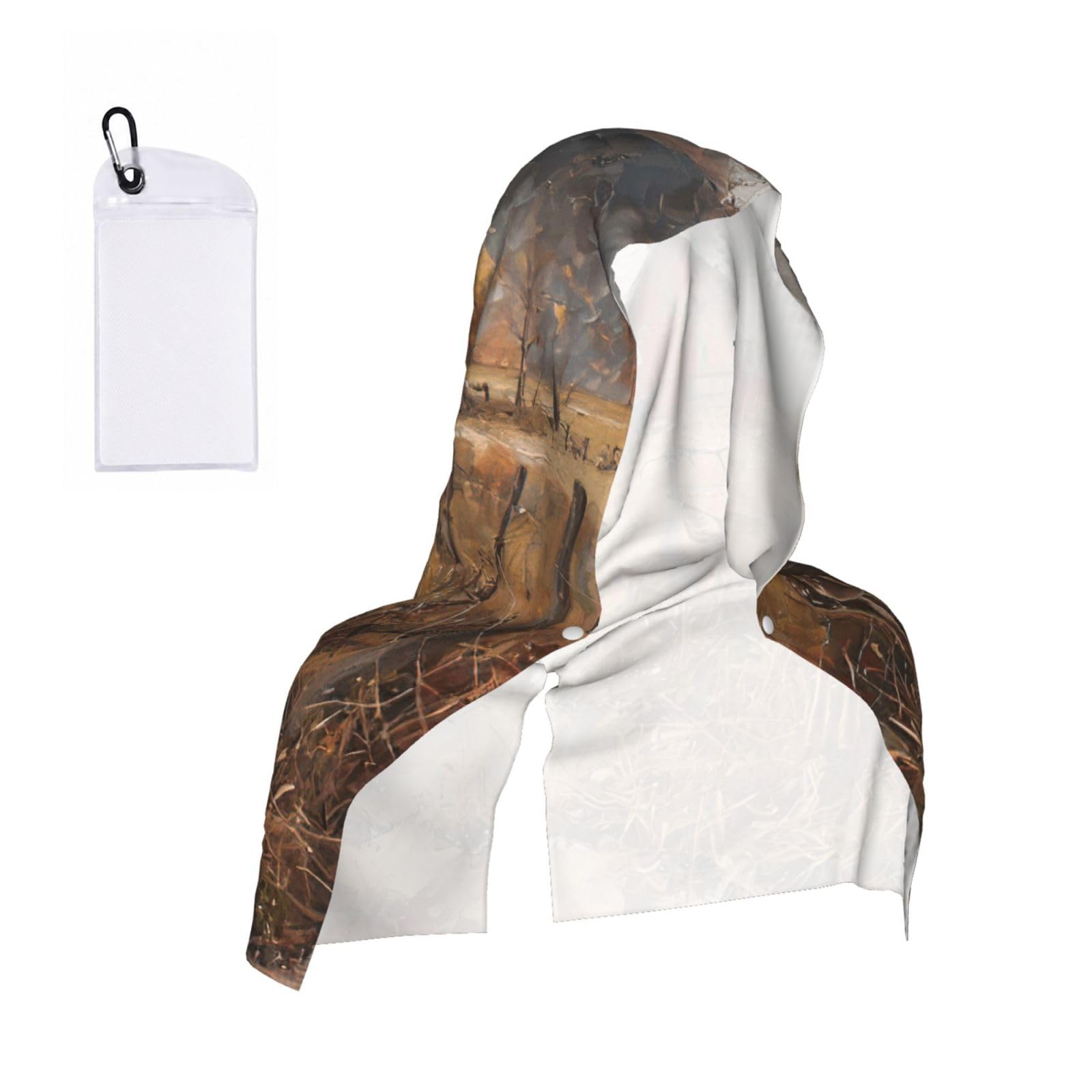 ZYJHYY Farm With Deer Print Unisex Swimming Towel Practical Camping Towel Skin-Friendly Cooling Towel For Workout Training