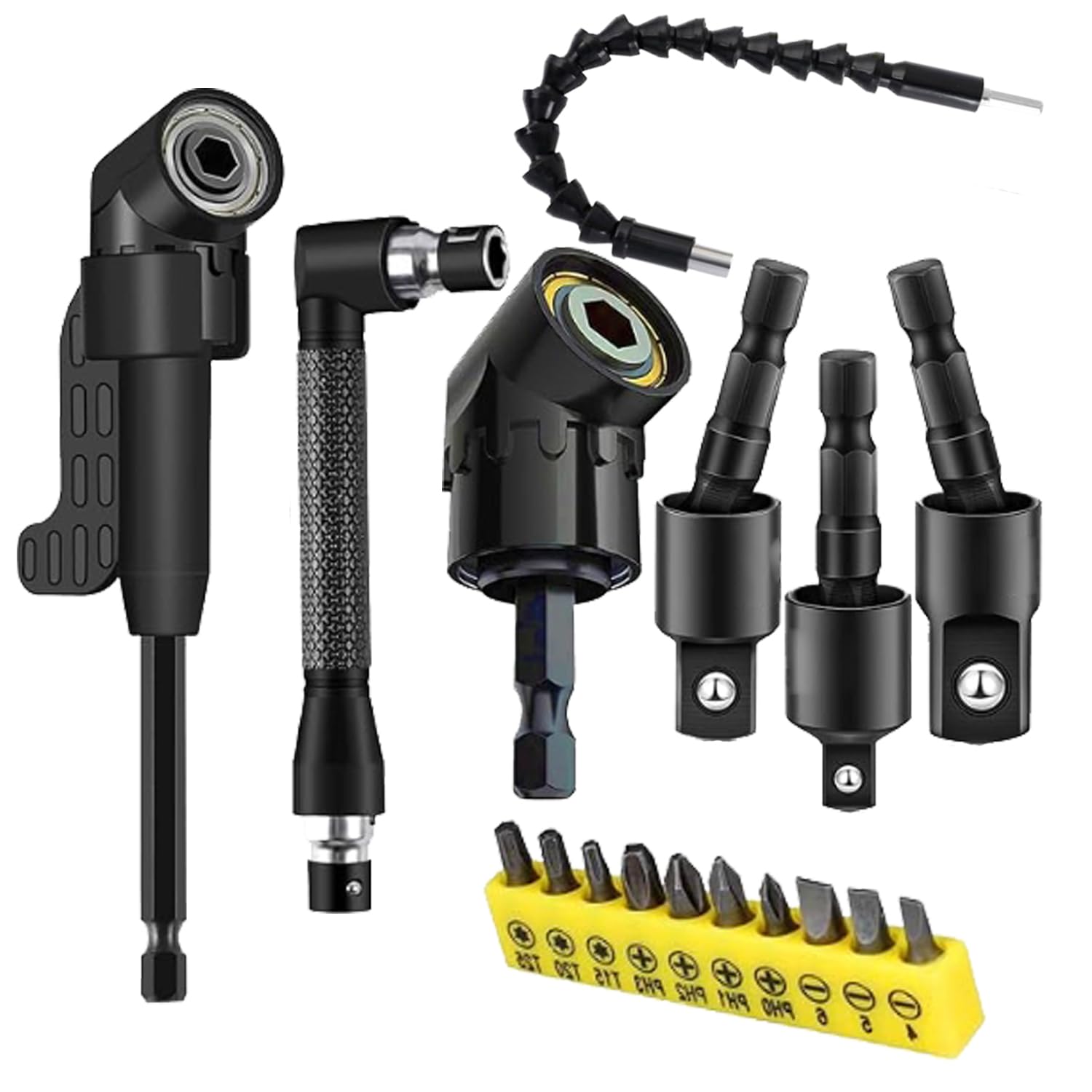 4-in-1 Drill Adapter Set - Impact Drill Bits & Socket Adapters -4 4-in-1 Drill Adapter Set - Impact Drill Bits & Socket Adapters -4