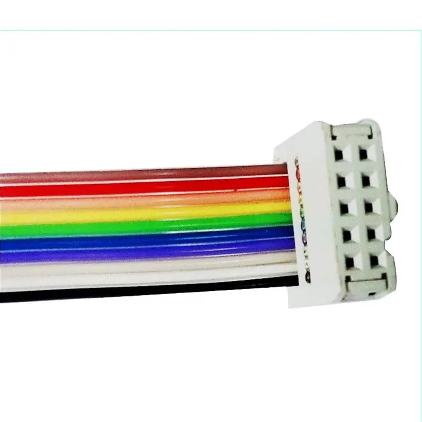Kabel rozruchowy FC-10P 10 pinów do JTAG AVR ISP DC3 Gniazdo IDC Płaski kabel przedłużający kabel klawiatury VFD(2 m)