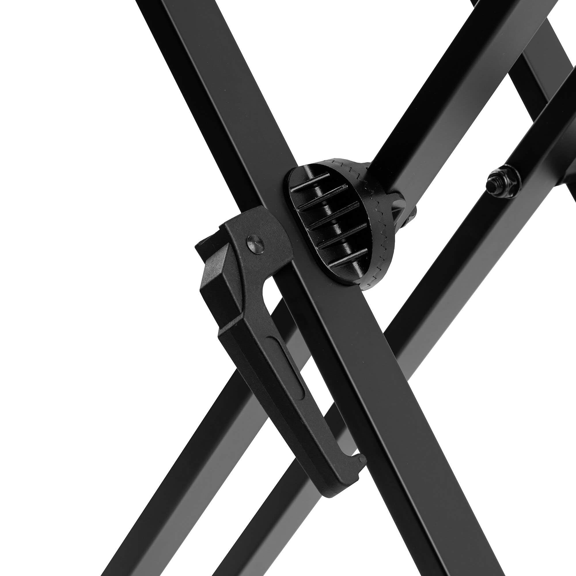 VONYX Pack KBS03 Support pour Clavier Robuste avec KBB10 Banc - Réglables en Hauteur, pour Piano Numérique Universel, Poids Maximal Banc 100 Kg, Un Pack Idéal pour Jouer Confortablement du Piano