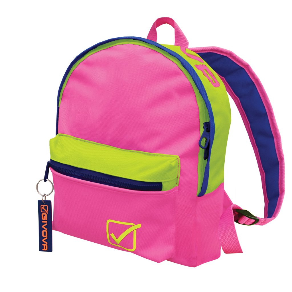 Givova Unisex Fuxia/Gelb Fluo Rucksack University, Einheitsgrößen