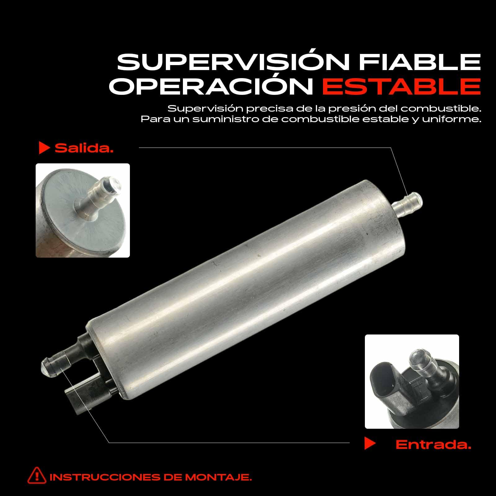 Frankberg Bomba de Combustible Diesel Compatible con 3er E46 5er E39 7er E38 X5 W53 Freelander LN LF R.an.ge Ro.v.er III LM Omega B 75 RJ 2.0L 1998-2014 Sustituir 16114028194