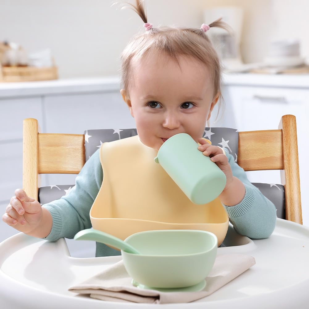 Vicloon Cojín para Trona Compatible con Stokke Tripp Trapp, Funda Trona de Bebe Antideslizantes Universal, con Revestimiento Impermeable, Fácil Limpieza, Suave y Cómodo, Funda de Repuesto (05)