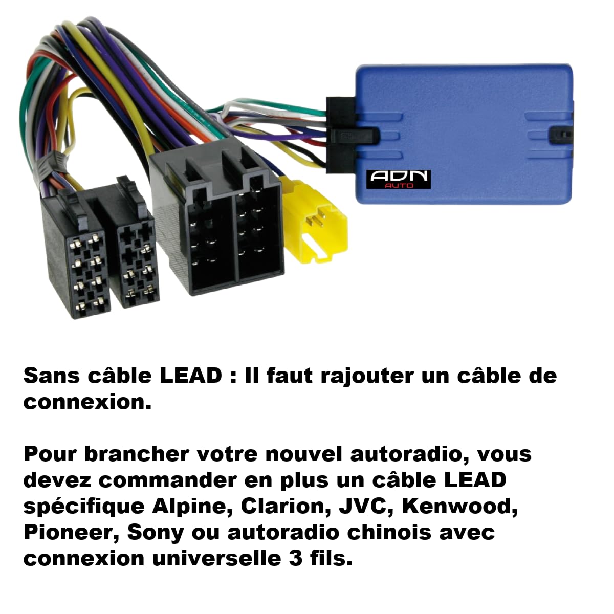 Interface commandes au volant Opel/Renault different models >
