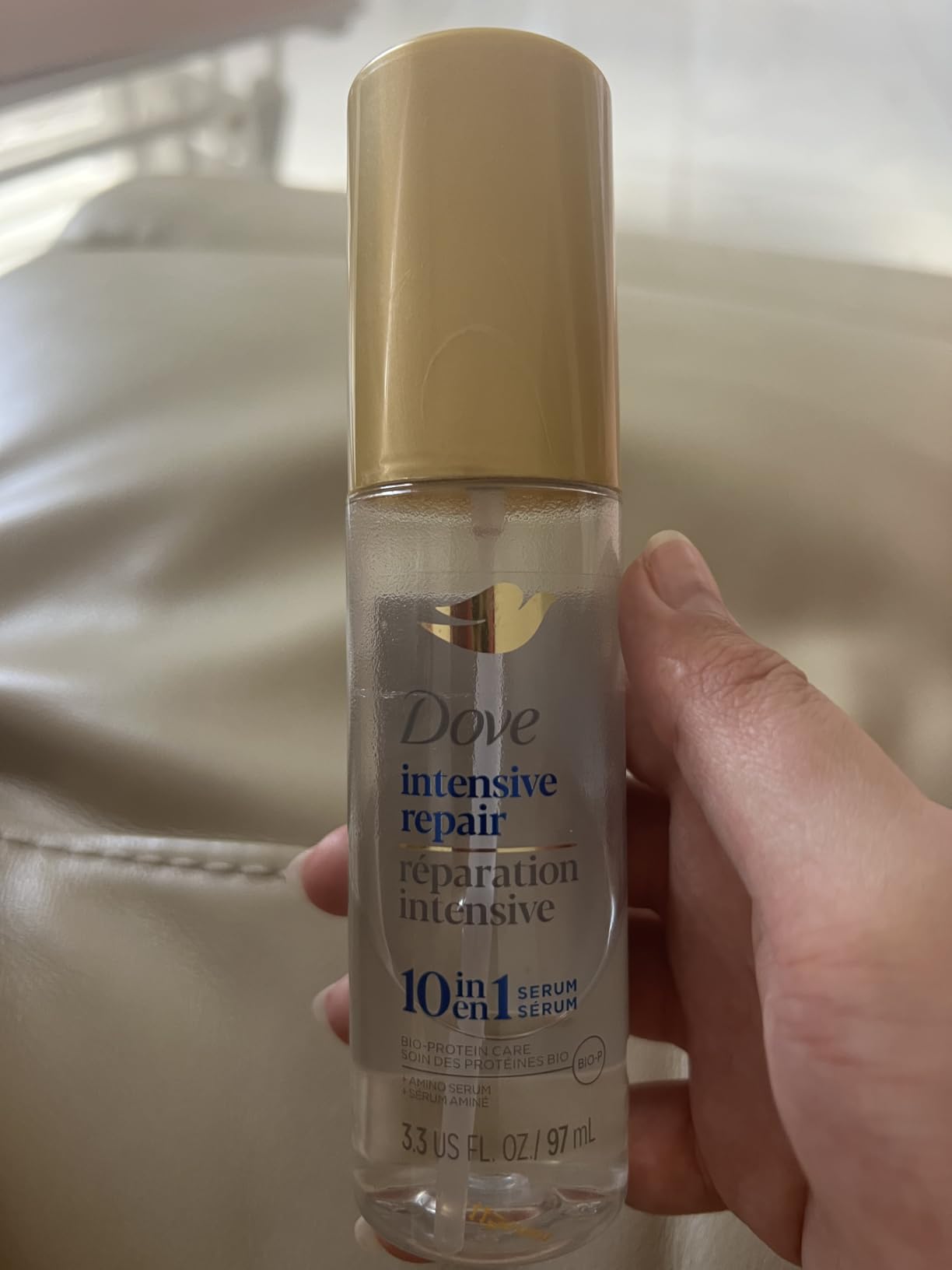 Unilever Dove Intensive Repair Amino Serum for Damaged Hair with Bio-Protein Care Technology 3.3 oz