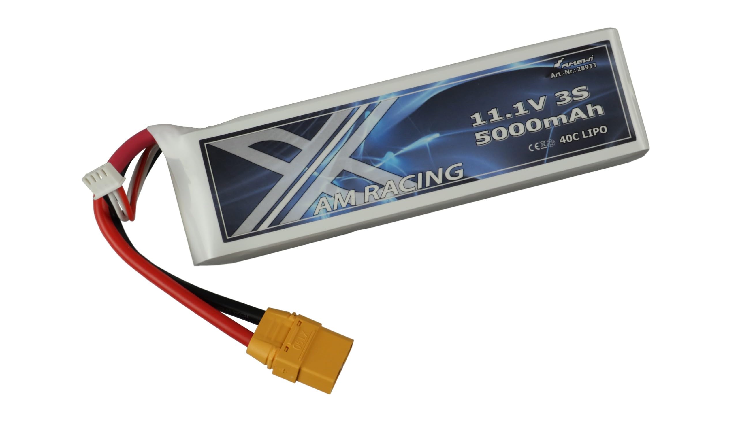 Amewi Akcesoria LiPo akumulator 3S 11,1V 5000mAh 40C Softcase XT90