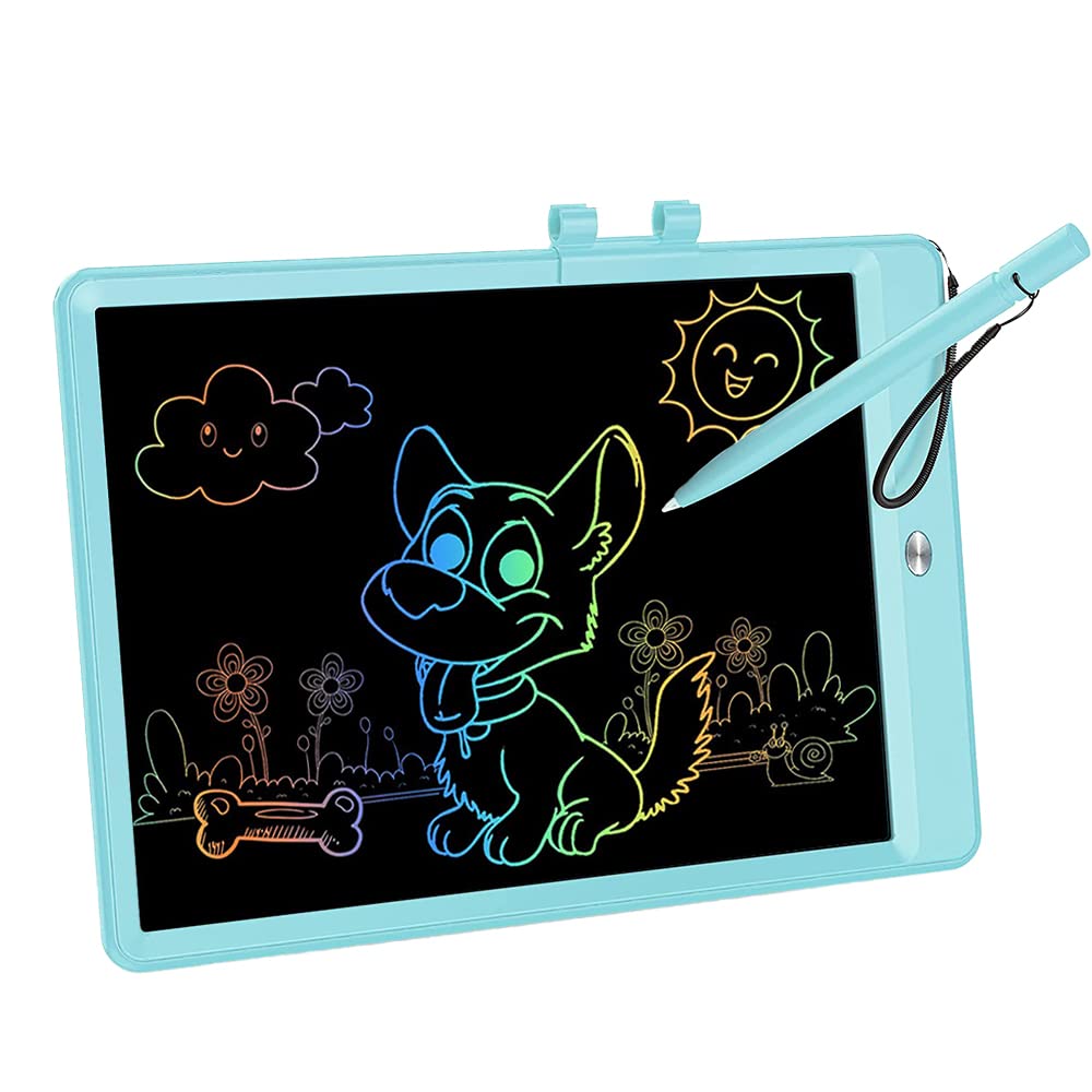 Masroo Toys for 3-6 Years Old Girls Boys,LCD Writing Tablet 10 Inch Doodle Board, Electronic Drawing Tablet Drawing Pads, Educational Birthday Gift for 3 4 5 6 7 8 Years Old Kids Toddler (Blue)