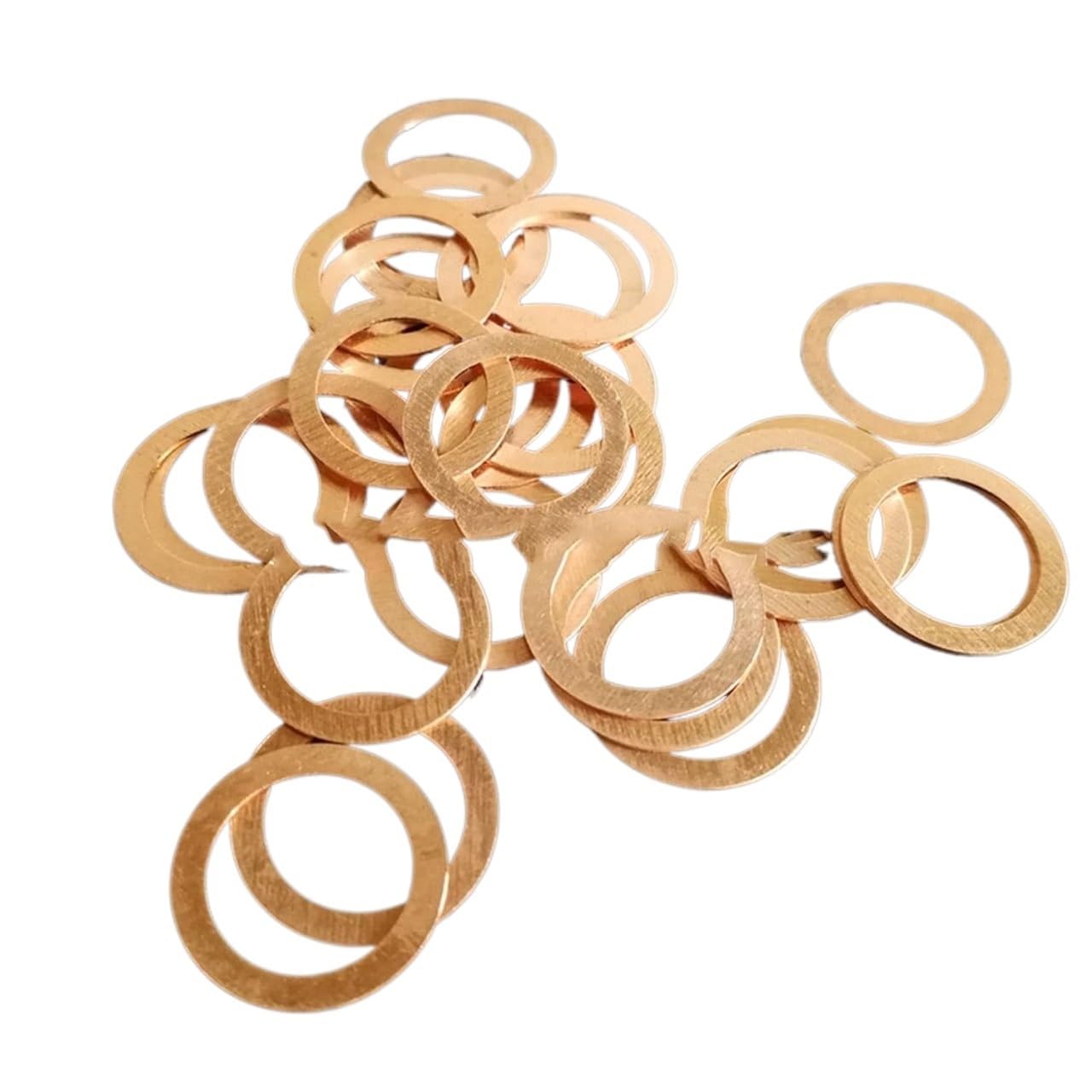 Rondelle Di Rame 12mm - Confezione Da 10 Per Tenuta Stagna