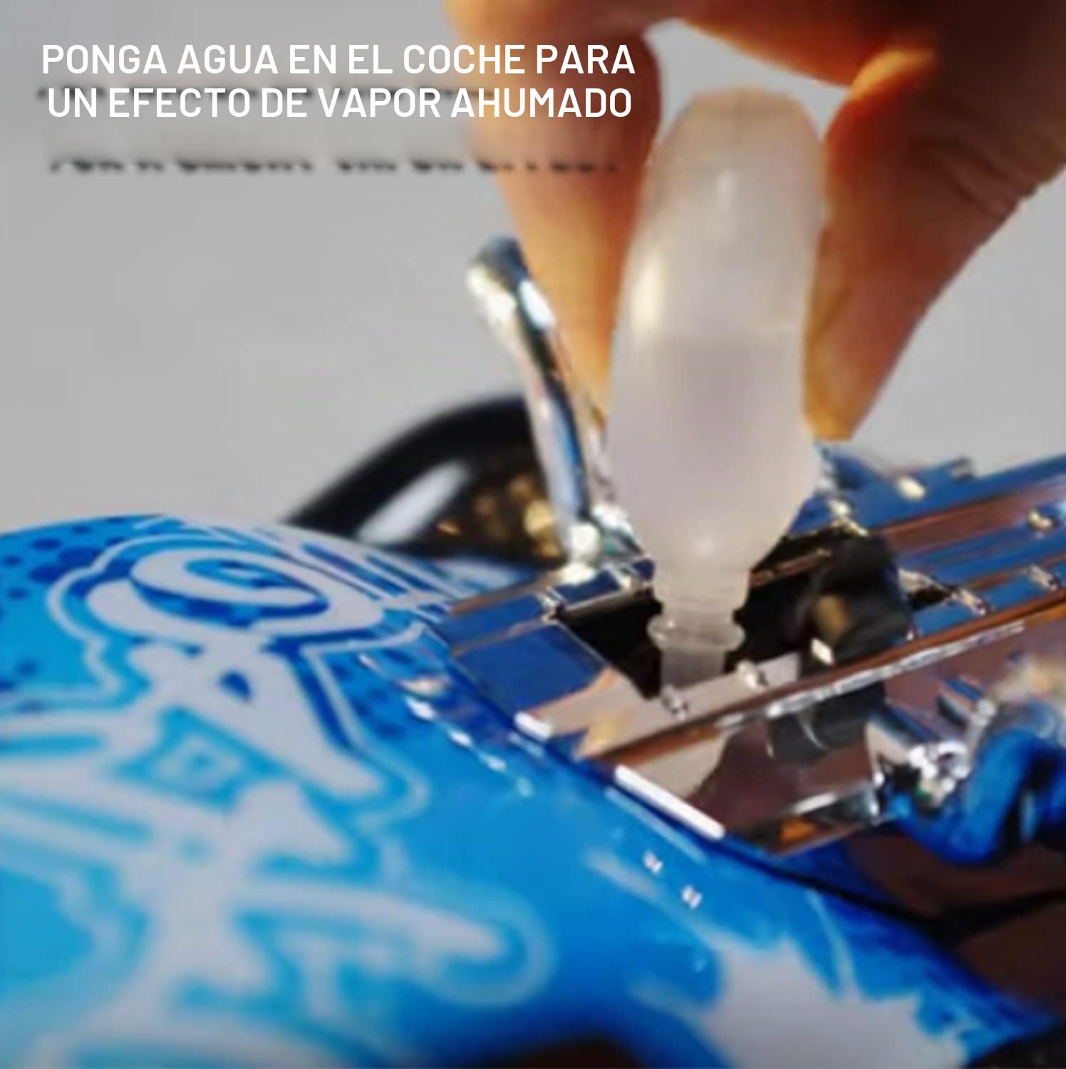 Exost Coche teledirigido - Xmoke 2,4 GHz - con depósito de Humo - Juguete Infantil - A Partir de 5 años