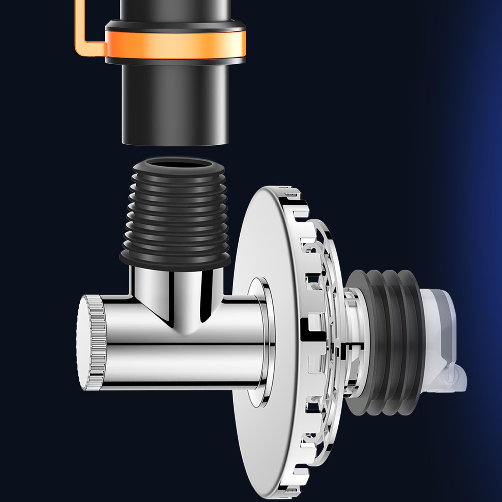 Zusammenklappbarer Abwasserschlauch Für Wohnmobil - 1-5 Meter Verlängerbar