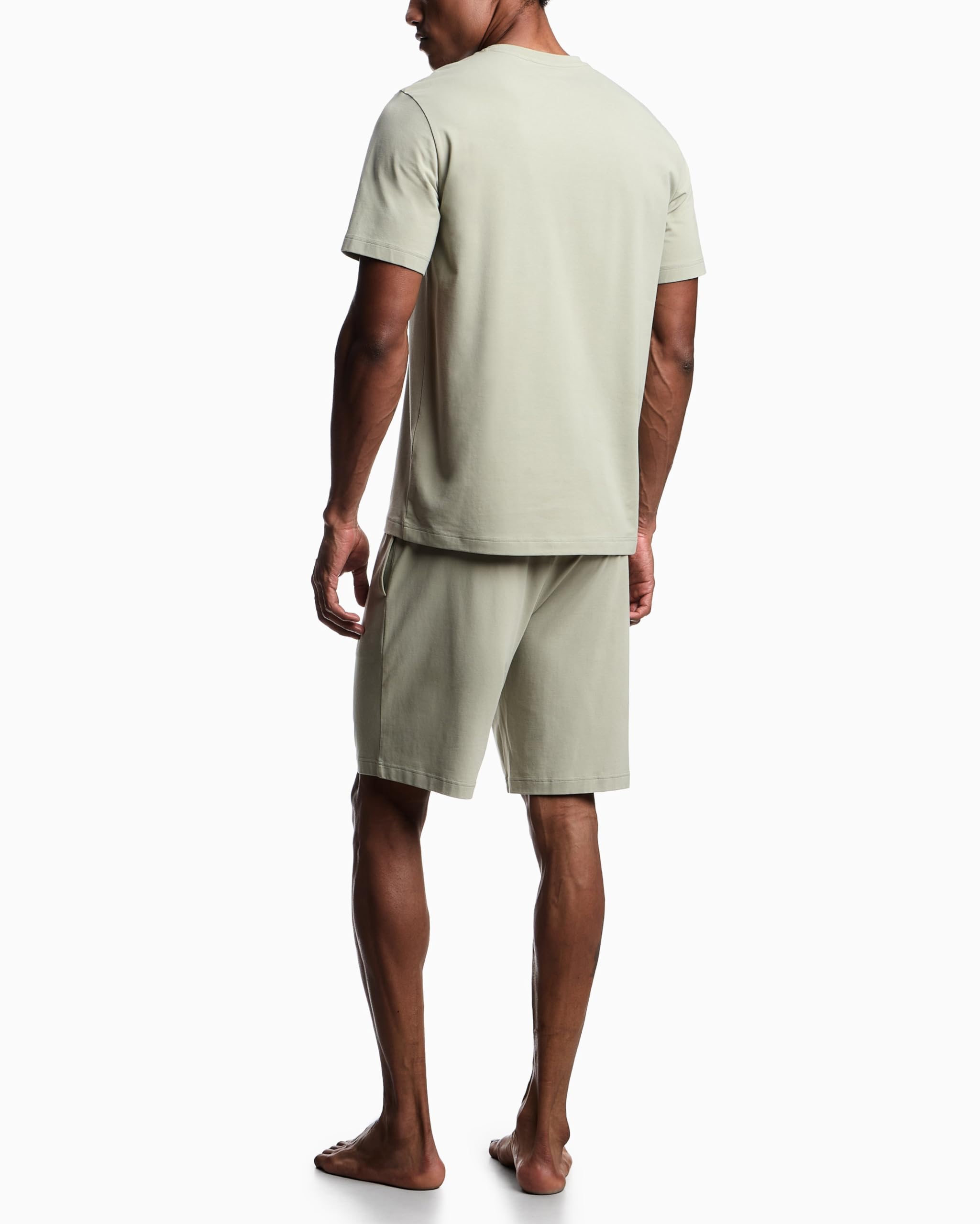 Emporio Armani T-Shirt+Shorts Pyjama Set di Pigiama Uomo