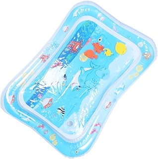 Totority Tapete Inflável Para Bebês 1 Peça Flutuadores De Água Para Piscina Tapete De Água Para Bebês Almofadas De Jogo Infláveis Tapete De Brincar De Água Para Bebês Almofada De