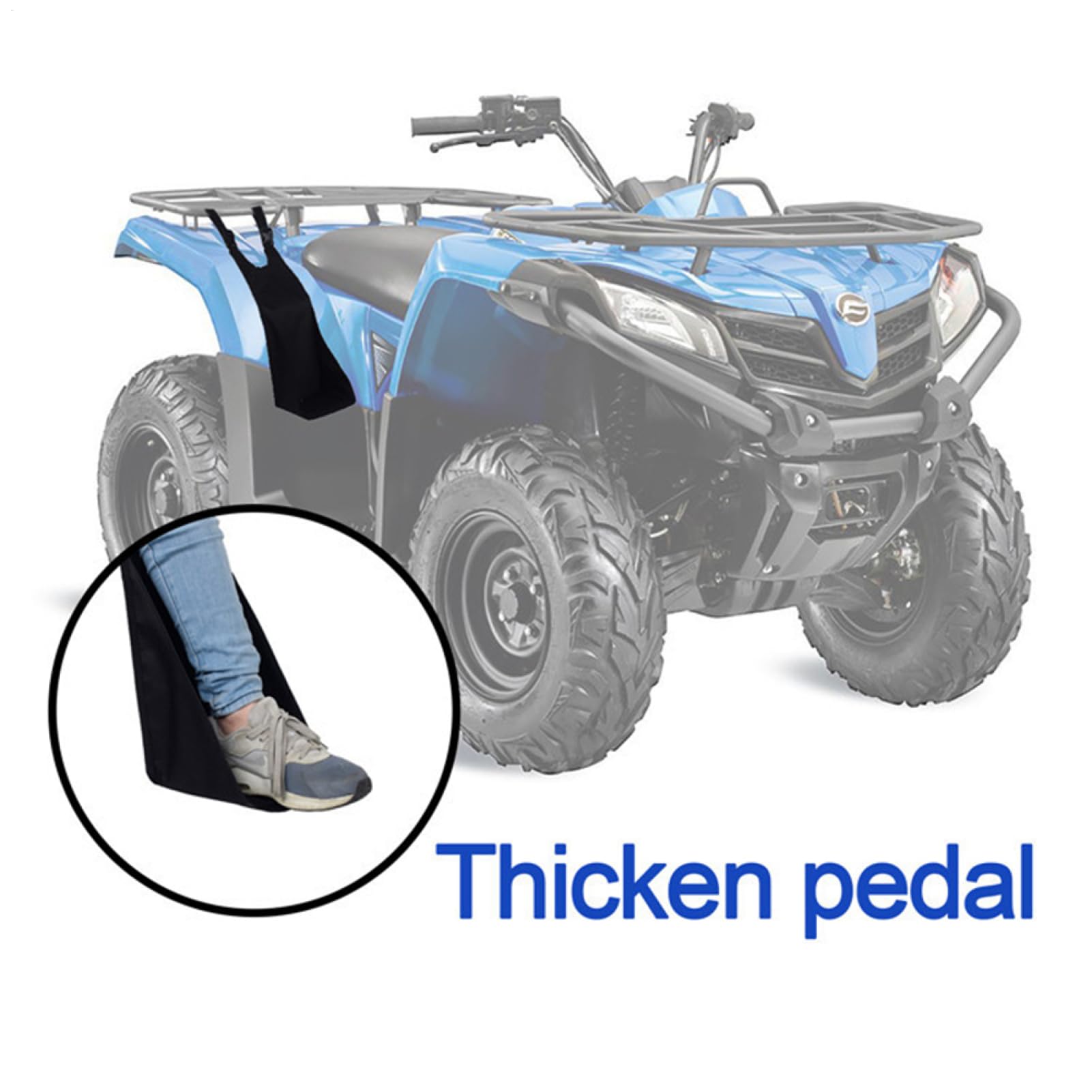 Repose-pieds Pour Quad Passager – Repose-pieds Arrière Pliable, Support Universel, Tissu Oxford 600D | Support De Passager Robuste Et Réglable Au Design Moderne, Pour Un Confort Et Une Stabilité À Qua