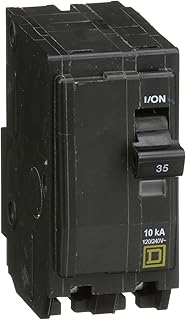 SCHNEIDER ELECTRIC Miniature Circuit Breaker 120/240-Volt 35-Amp QO235 Sw Fusible Hd H362Awc/100A Cr-Hi Recep