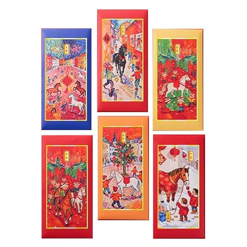 2026N ߔN Ԃ 6Zbg n̊xfUC ̋pԂ g p̍g j   D ۂ 9*18cm tߏjpݑ ƑrWlX̑蕨Ή (B - 6Zbg) [sAi]